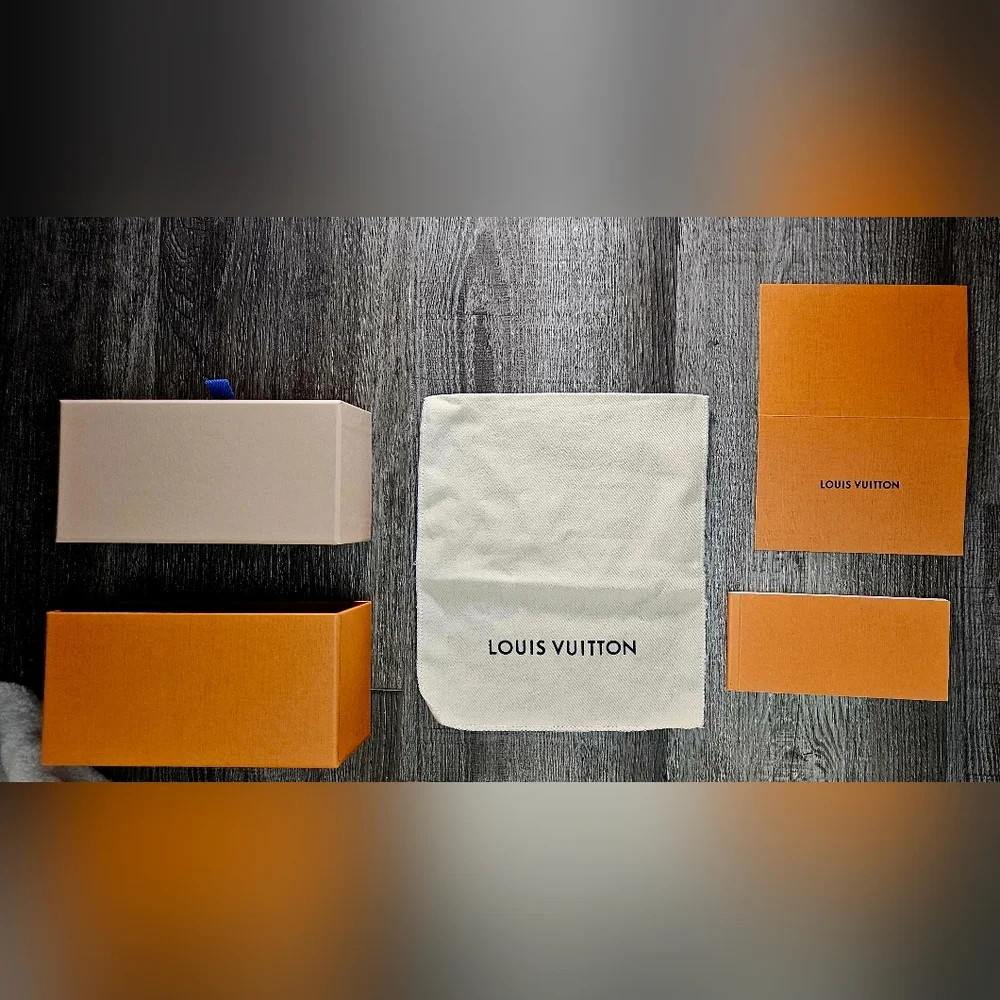 Louis Vuitton Sunglasses Packaging Gift Set Drawer Box Dust Bag Card Holder Book